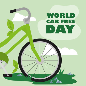 world car free day with bike
