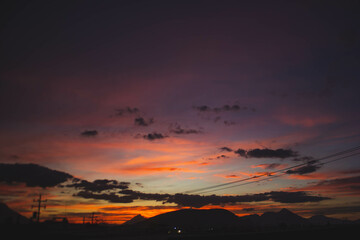 Atardecer en la ciudad 