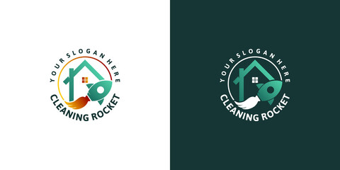 creative cleaning service logo, for reference logo