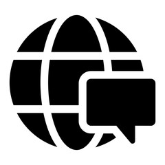 Internet Glyph Icon Vector