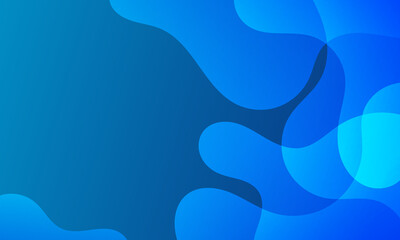 Abstract Blue geometric background. Modern background design. Liquid color. Fluid shapes composition. Fit for presentation design. website, basis for banners, wallpapers, brochure, posters