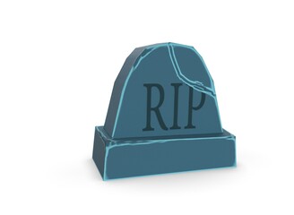 Tombstone, stylized as a cartoon on the background