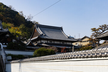 Fototapeta premium EOSRP、広島県尾道、福善寺社。