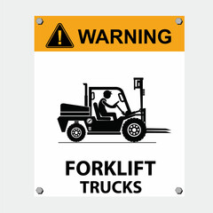 forklift truck sign