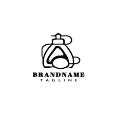 spray bottle cartoon logo icon design template vector