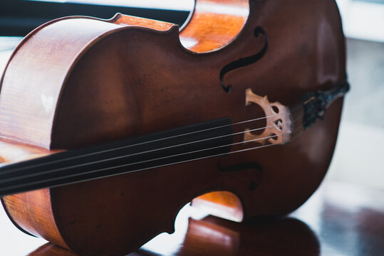 Corpo de violoncelo cl&aacute;ssico