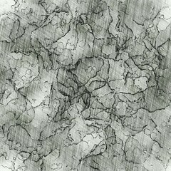 Seamless hand drawn pencil sketch pattern for surface print. High quality illustration. Ornate hand drawn look with lights and shadows and crosshatch texture. Ornate abstract design in perfect repeat.