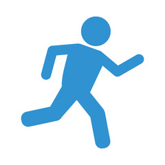 pictogram man running