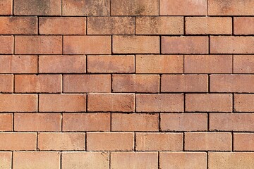 Old brown stone brick wall texture for background