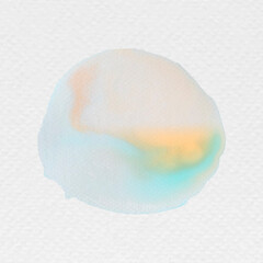 Hand painted watercolor blob vector