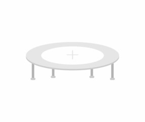 design about trampoline icon illustration