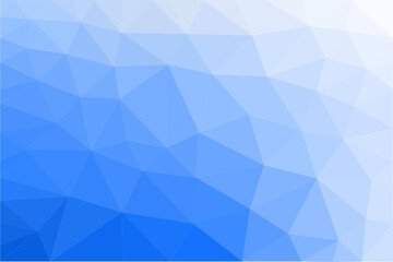 The blue dynamic gradation abstract triangle vector, for cover design and background illustration 