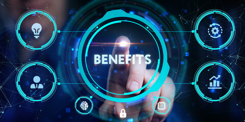 Employee benefits help to get the best human resources. Business concept