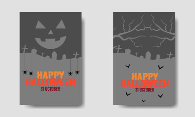 Happy Halloween Day Template Bundle