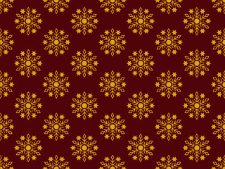 Vintage gold seamless ethnic pattern pattern background, beautiful, suitable for fabric patterns and other textile industries.