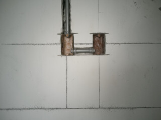 setup level for electrical pipe, space in pipe for wairing electrical cable, EMT pipe in wall