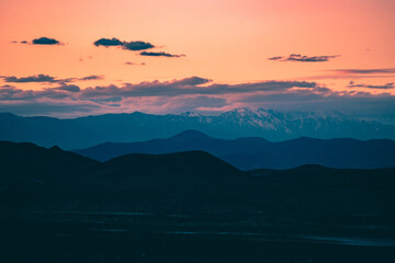Orange Mountain Sunset