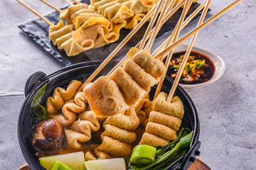 간장 베이스로 만든 맛있는 어묵 요리 탕