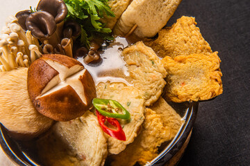 간장 베이스로 만든 맛있는 어묵 요리 탕