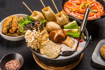 간장 베이스로 만든 맛있는 어묵 요리 탕