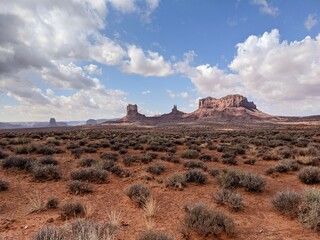 Monument Valley Utah sandstone landmark Navajo reservation park 