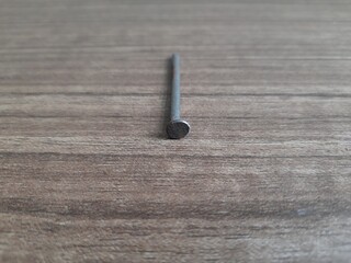 Iron Wire nails. Oval steel wire nails. Set of round nails for use in daily life. Common inexpensive hardware. metal construction nails.