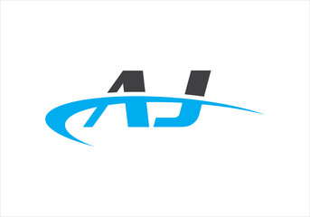 AJ letter icon for your business