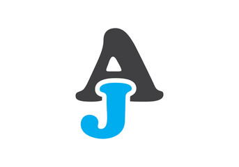 AJ letter icon for your business