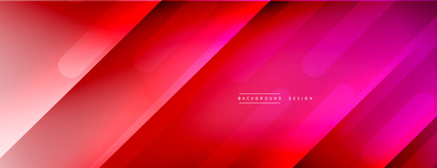 Dynamic lines abstract background. 3D shadow effects and fluid gradients. Modern overlapping forms