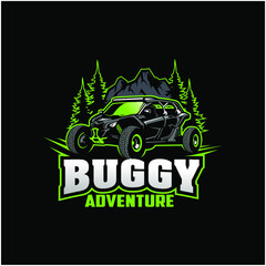 off road adventure atv utv buggy isolated vector © winana