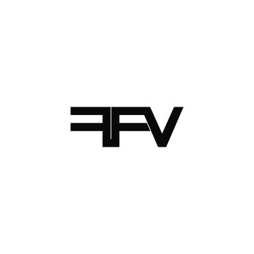 ffv initial letter monogram logo design