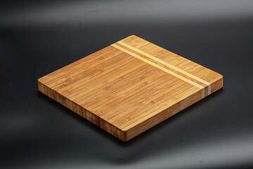 Wooden board for kitchen isolated
