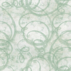 Green Texture Background Hand Drawn Illustration	