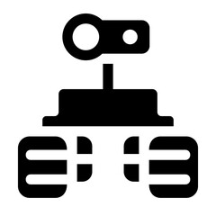 Rover Glyph Icon Vector
