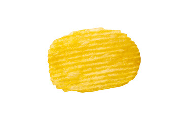 potato chip isolated on white background