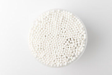 cotton swab on a white background