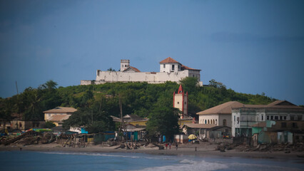 Exterior view to Elmina castle and fortress, Ghana