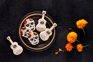 Сookies for the day of death. Dia de los Muertos. 