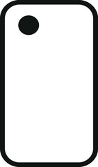 smartphone icon, vector in illustration
