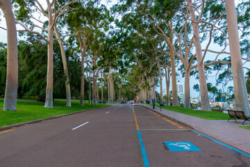 オーストラリア・パースの観光名所を旅行している風景 Scenes from a trip to a tourist attraction in Perth, Australia.