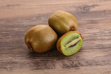 Sweet ripe and juicy kiwi fruit