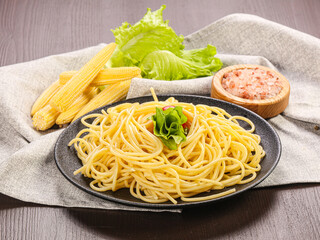 Italian traditional pasta - wheat spaghetti