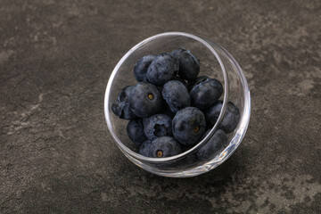 Ripe sweet tasty blueberries heap