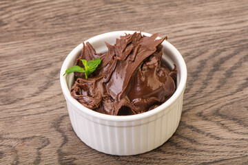 Chocolate spread with nazelnut