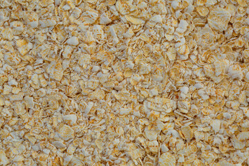 Close up view of oats.