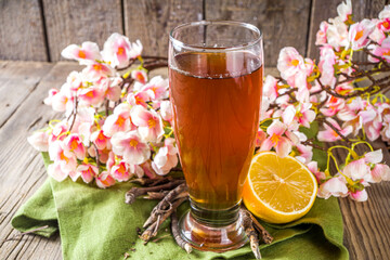 Indian Nannari sherbet drink