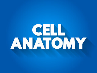 Cell anatomy text quote, medical concept background