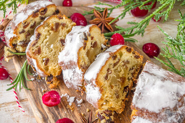  Christmas stollen with Xmas decor