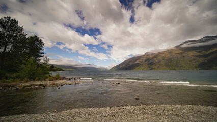 Southern island New Zealand Lake spectacular views wallpaper