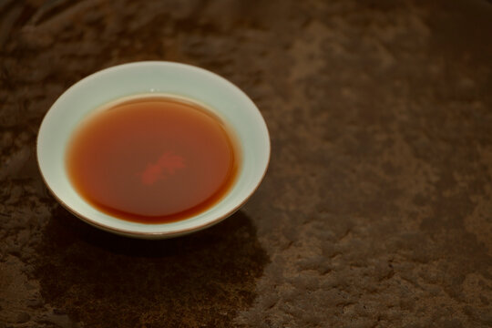 image of black tea cup
